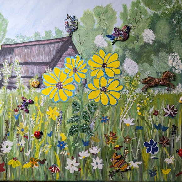 Hand Painted Rustic Barn - Picture 4 of 5